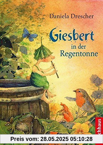 Giesbert in der Regentonne