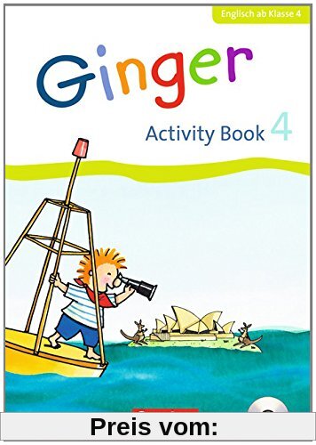 Ginger - Allgemeine Ausgabe - Neubearbeitung: 4. Schuljahr - Activity Book mit CD: Mit Wörterkiste und Minibildkarten