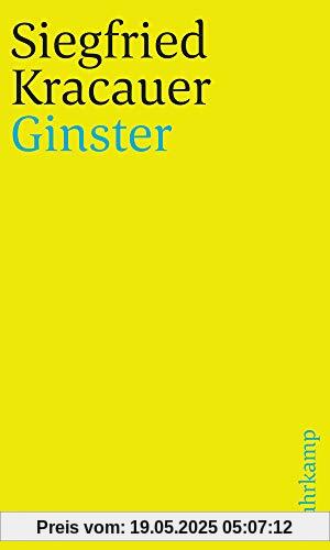 Ginster: Roman Ginster: Roman