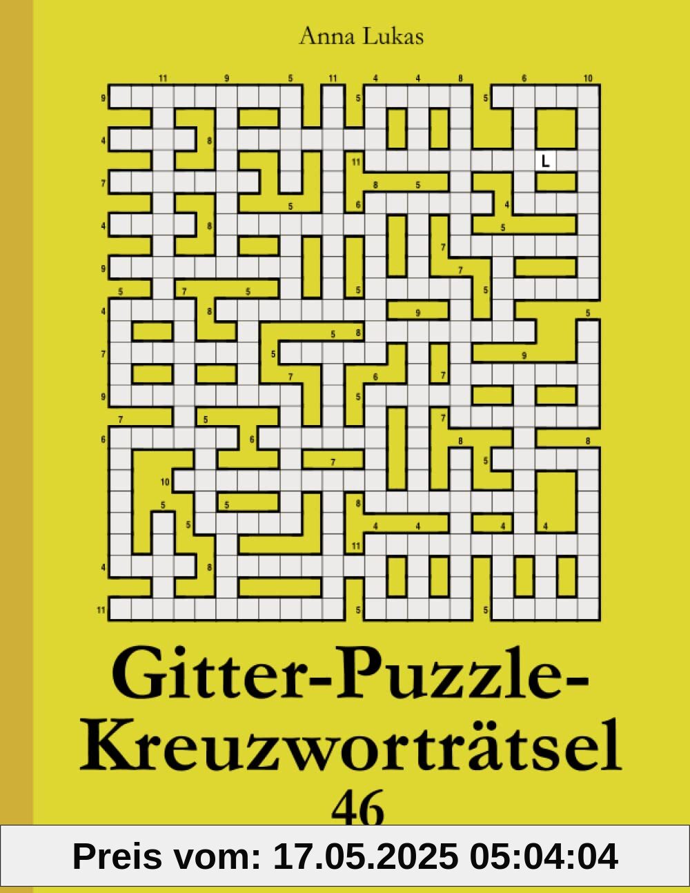 Gitter-Puzzle-Kreuzworträtsel 46