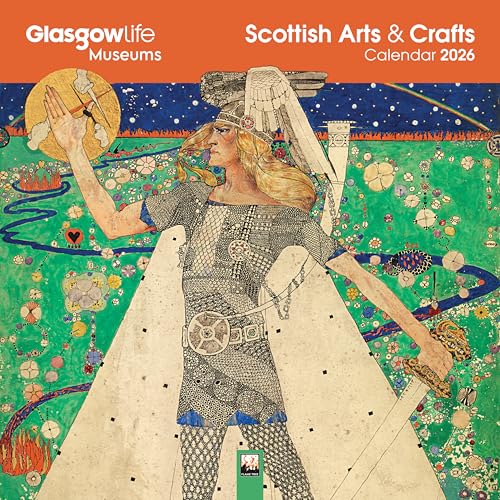 Glasgow Museums: Scottish Arts & Crafts Wall Calendar 2026 (Art Calendar) von Flame Tree Publishing