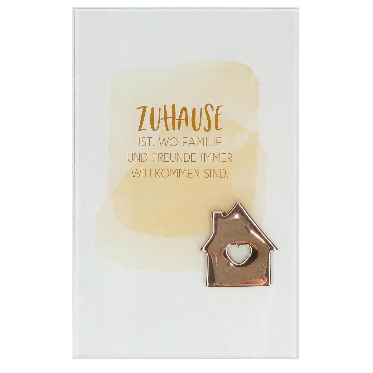 Glastafel - Zuhause (1 Stück) von Butzon und Bercker