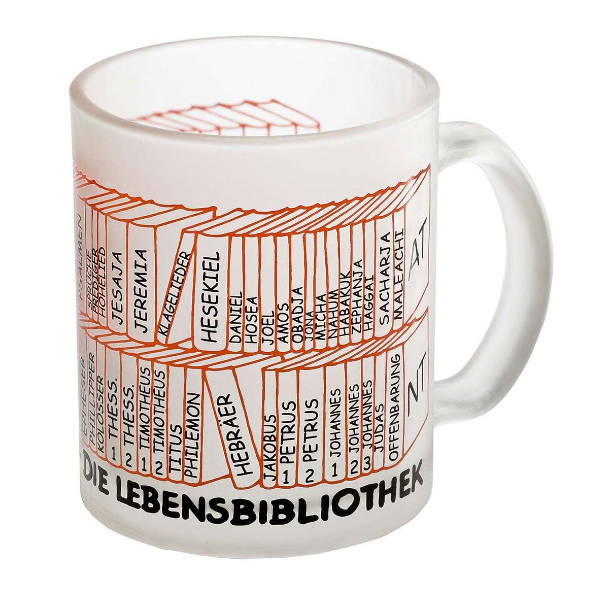 Glastasse «Bücher der Bibel« Glastasse «Bücher der Bibel« von Uljö