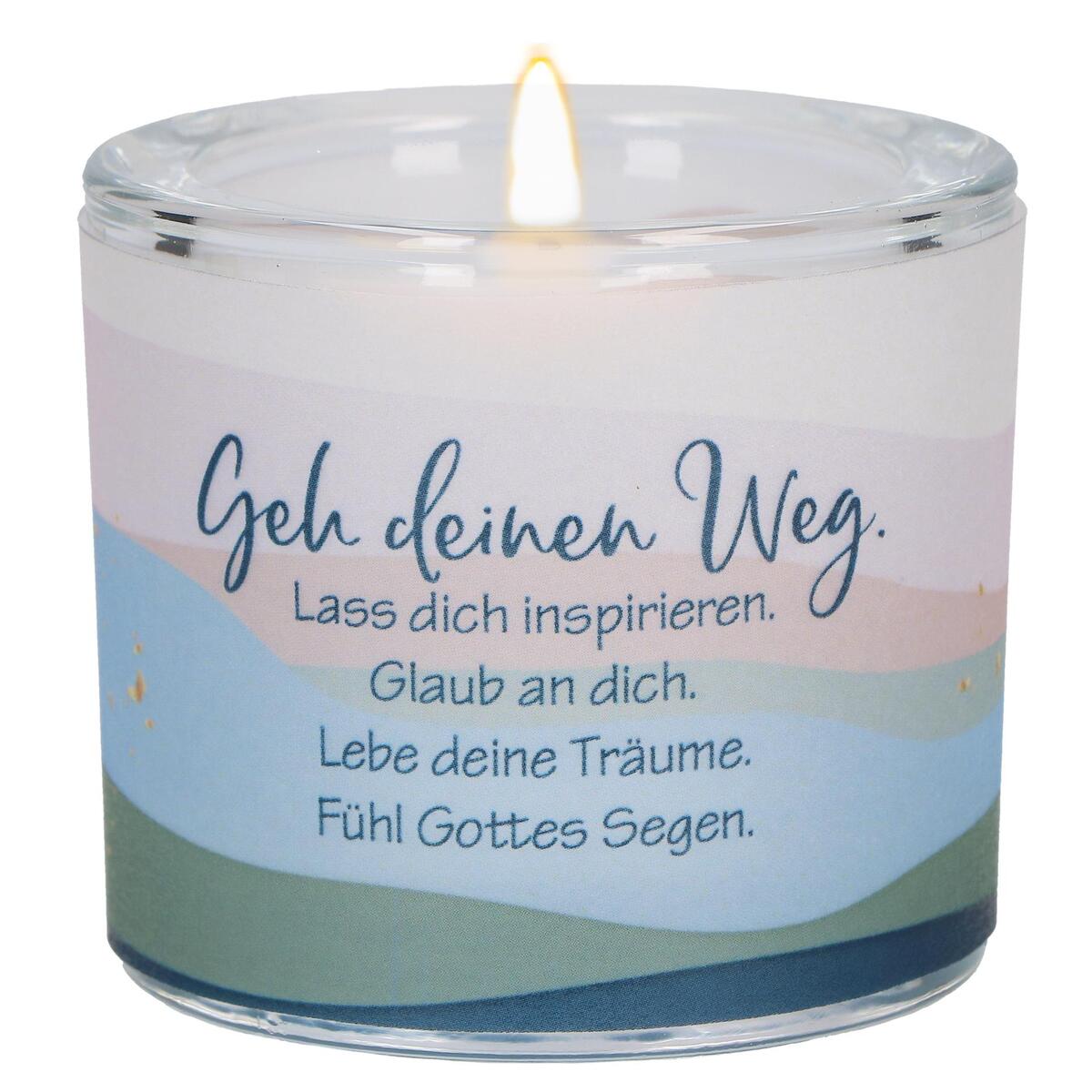 Glaswindlicht zur Firmung oder Konfirmation - Geh deinen Weg (1 Stück) von Butzon und Bercker