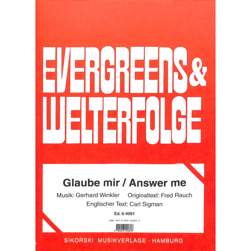 Glaube mir