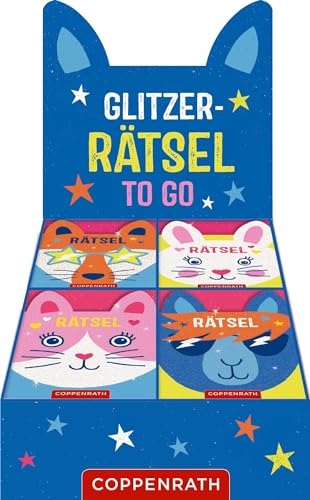 Glitzer-Rätsel to go: Glitzer-Katze / Glitzer-Hase / Glitzer-Fuchs / Glitzer-Lama: 36 x Ratespaß mit Suchrätseln, Sudokus & Co., Rätselblock in glitzernder Tierform, ab 6 / 8 Jahren Glitzer-Rätsel to go: Glitzer-Katze / Glitzer-Hase / Glitzer-Fuchs / Glitzer-Lama: 36 x Ratespaß mit Suchrätseln, Sudokus & Co., Rätselblock in glitzernder Tierform, ab 6 / 8 Jahren