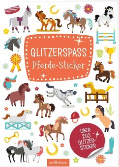 Glitzerspaß - Pferde-Sticker von ars edition