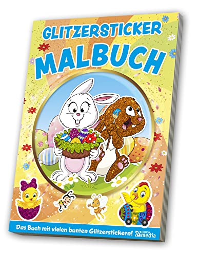 Glitzersticker XXL-Malbuch Kindergarten Frühling Ostern Glitzersticker XXL-Malbuch Kindergarten Frühling Ostern von Media Verlagsgesellschaft