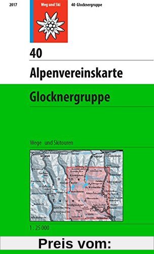 Glocknergruppe: Wege und Skitouren (Alpenvereinskarten)