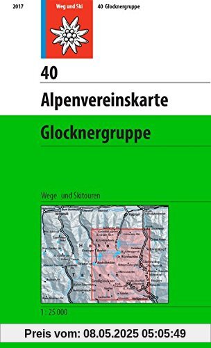 Glocknergruppe: Wege und Skitouren (Alpenvereinskarten)