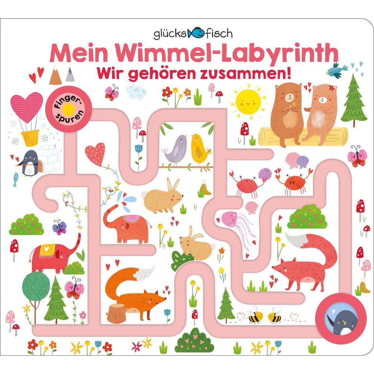 Glücksfisch: Mein Wimmel-Labyrinth: Wir gehören zusammen! von FISCHER Sauerländer