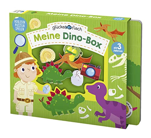 Glücksfisch: Meine Dino-Box: Vorlesen - Puzzlen - Spielen