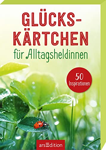 Glückskärtchen für Alltagsheldinnen: 50 Inspirationen | Motivierende Kärtchen im Spielkartenformat in schön gestalteter Box Glückskärtchen für Alltagsheldinnen: 50 Inspirationen | Motivierende Kärtchen im Spielkartenformat in schön gestalteter Box