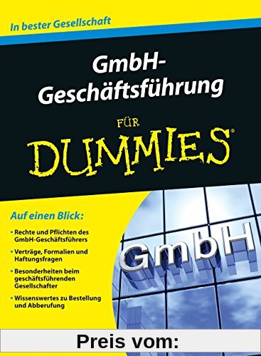 GmbH-Geschäftsführer für Dummies