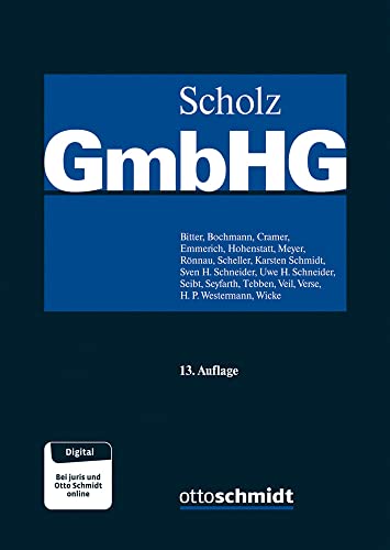 GmbH-Gesetz, Band III: Kommentar mit Anhang Konzernrecht von Verlag Dr. Otto Schmidt