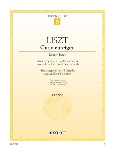 Gnomenreigen: Konzert-Etüde. Klavier.: Concert Study. piano. (Edition Schott Einzelausgabe) von Schott NYC
