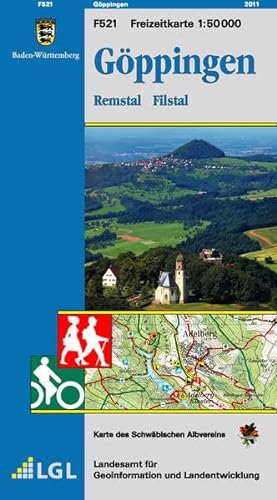 Göppingen, Remstal Filstal: Karte des Schwäbischen Albvereins (Freizeitkarten 1:50000 / Mit Touristischen Informationen, Wander- und Radwanderungen)