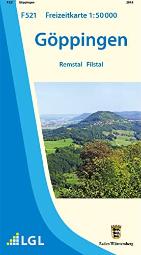 F521 Göppingen: Remstal Filstal (Freizeitkarten 1:50000 / Mit Touristischen Informationen, Wander- und Radwanderungen)