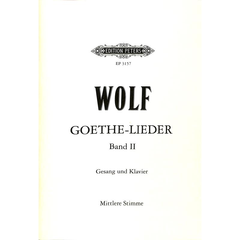 Goethe Lieder 2 Original