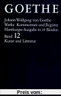 Goethe. Werke: Werke, 14 Bde. (Hamburger Ausg.), Bd.12, Schriften zur Kunst: Band 12