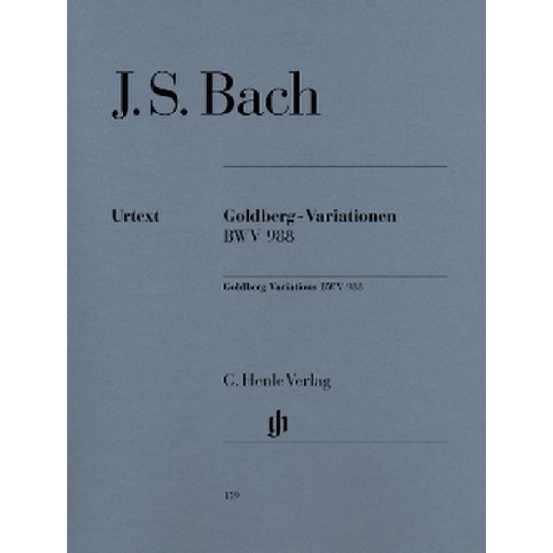 Goldberg Variationen BWV 988 Goldberg Variationen BWV 988