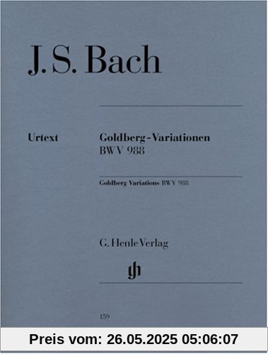 Goldberg Variationen Bwv 988. Klavier