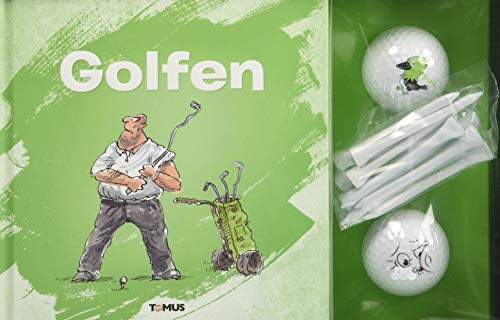 Golfen: Geschenkbox mit Humorbuch, 2 bedruckten Golfbällen und 10 Tees von Tomus Verlag GmbH