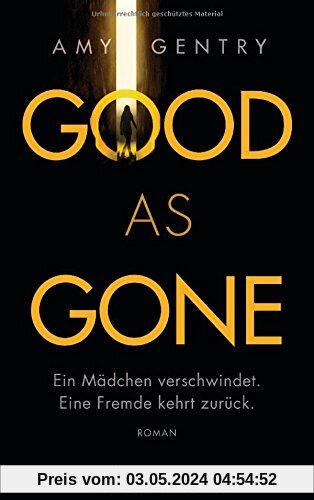 Good as Gone: Ein Mädchen verschwindet. Eine Fremde kehrt zurück. Roman