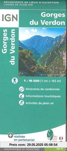 Gorges du Verdon 1 : 16 500 Gorges du Verdon 1 : 16 500