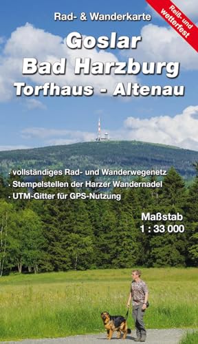 Goslar - Bad Harzburg - Torfhaus - Altenau: Rad- und Wanderkarte (reiß- und wetterfest) von KKV