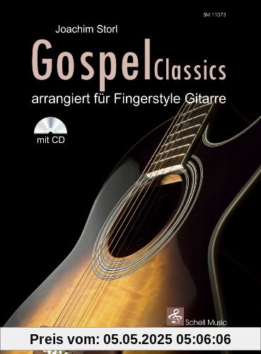 Gospel Classics: Arrangiert für Fingerstyle-Gitarre (Noten/ TAB/CD)