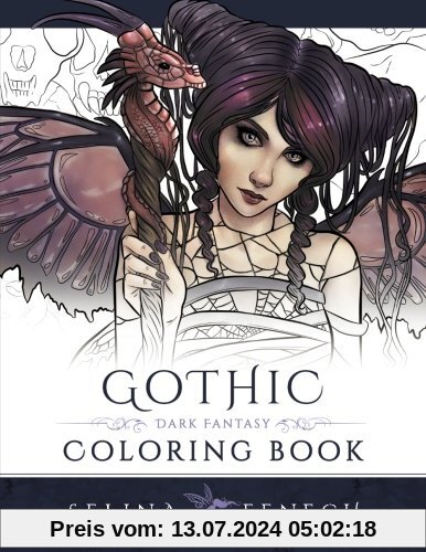 Gothic - Dark Fantasy Coloring Book (Fantasy Art Coloring by Selina)