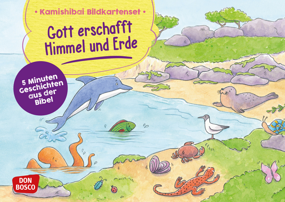 Gott erschafft Himmel und Erde. Kamishibai Bildkartenset. Gott erschafft Himmel und Erde. Kamishibai Bildkartenset. von Don Bosco Medien