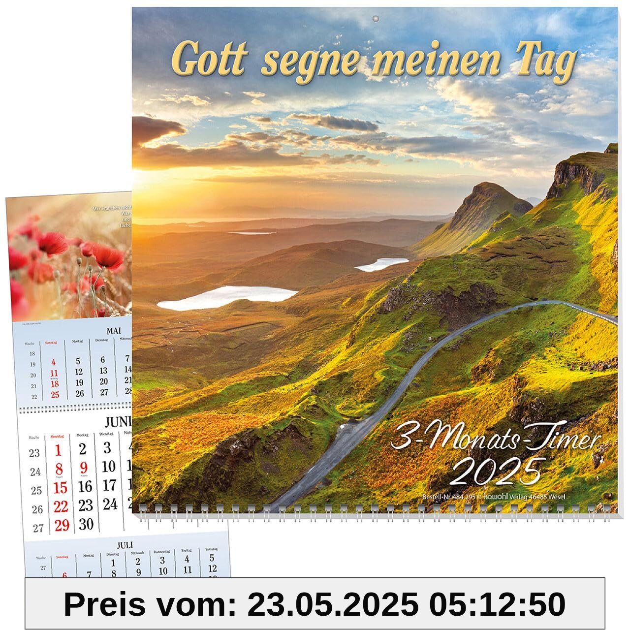 Gott segne meinen Tag 2025: 3-Monats-Terminer