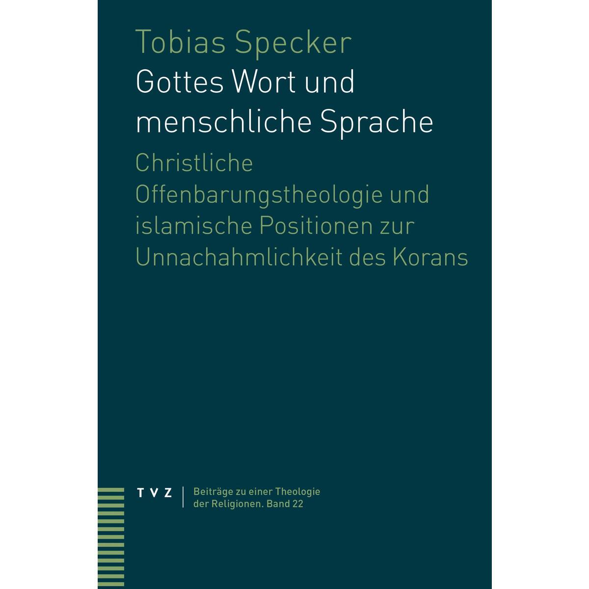 Gottes Wort und menschliche Sprache von Theologischer Verlag Ag