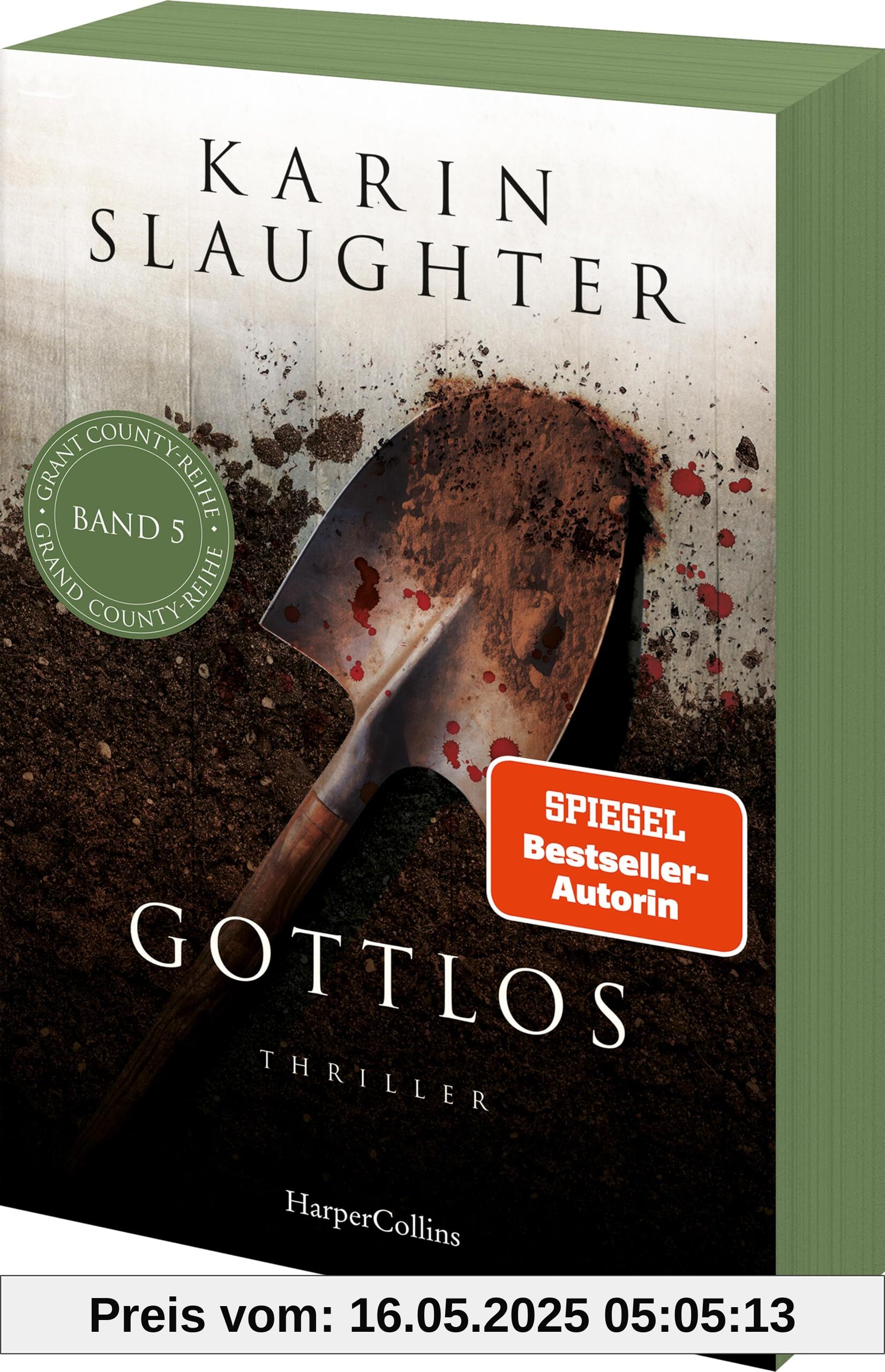 Gottlos: Thriller | Von der SPIEGEL-Bestsellerautorin | Spannung, Abgründe und ein Wettlauf gegen die Zeit | Mit exklusivem Farbschnitt in limitierter Erstauflage (Grant-County-Serie, Band 5)