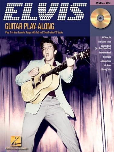 Gpa Volume 26 Elvis Presley Gtr Book/Cd: Noten, CD für Gitarre (Guitar Play-Along, Band 26): Guitar Play-Along Volume 26 (Guitar play-along, 26, Band 26) von Hal Leonard