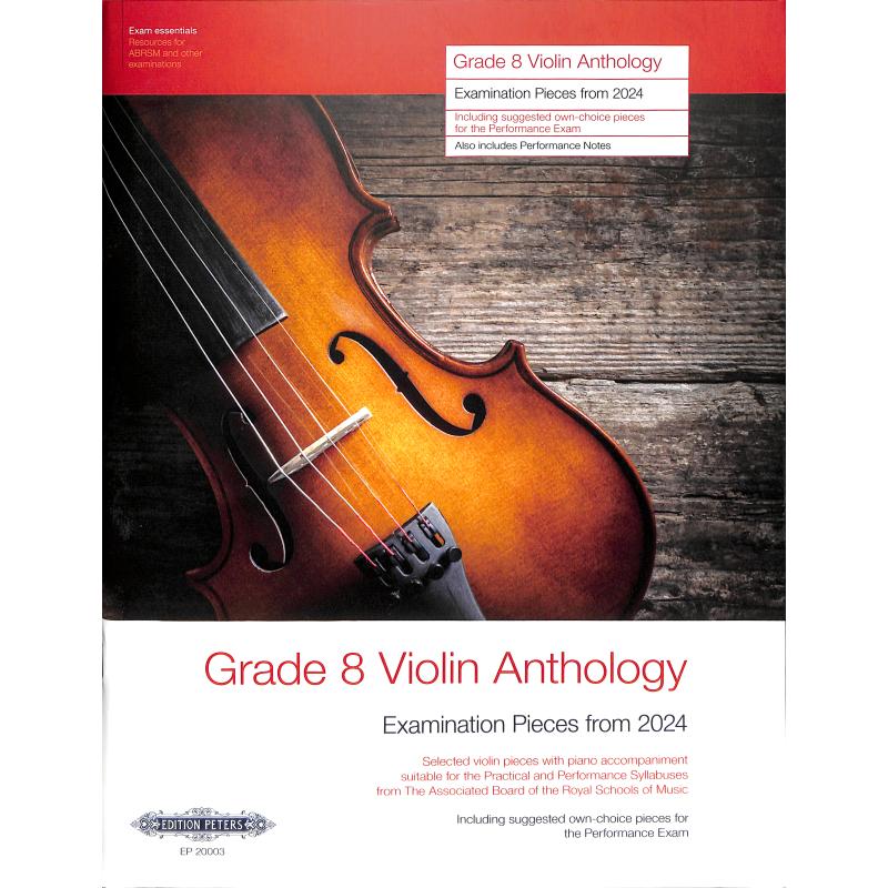 Grade 8 - violin anthology 2024