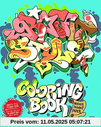 Graffiti Style Coloring Book (Colouring Books)