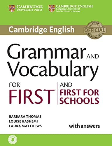 Grammar and Vocabulary for First and First for Schools: Book with answers and audio download