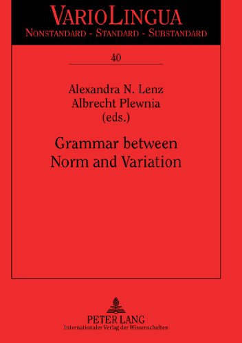 Grammar between Norm and Variation (Variolingua. Nonstandard – Standard – Substandard, Band 40)