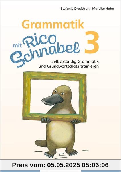 Grammatik mit Rico Schnabel, Klasse 3: Selbstständig Grammatik und Grundwortschatz trainieren (Rico Schnabel: Übungshefte Deutsch)