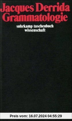 Grammatologie (suhrkamp taschenbuch wissenschaft)