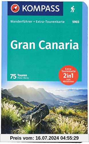 Gran Canaria: Wanderführer mit Extra-Tourenkarte 1:50000, 75 Touren, GPX-Daten zum Download. (KOMPASS-Wanderführer, Band 5903)