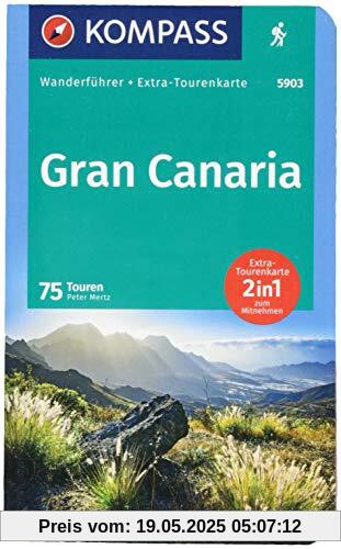 Gran Canaria: Wanderführer mit Extra-Tourenkarte 1:50000, 75 Touren, GPX-Daten zum Download. (KOMPASS-Wanderführer, Band 5903)