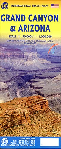 Grand Canyon & Arizona: 1:90000