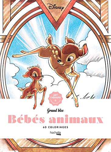 Grand bloc Disney Bébés animaux (Tome 2): 60 coloriages von HACHETTE PRAT