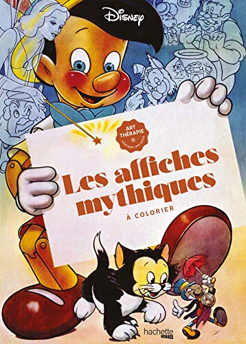 Grand bloc Disney Les affiches mythiques à colorier von HACHETTE HEROES