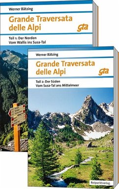 Grande Traversata delle Alpi Nord und Süd. Paket von Rotpunktverlag, Zürich