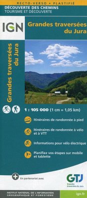 Grandes Traversées du Jura von IGN Institut Geographique National / IGN-Frankreich